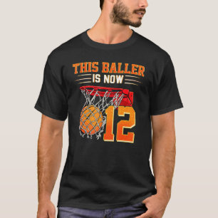 Camiseta Baloncesto de 12 años de edad para niños