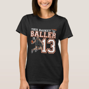 Camiseta Baloncesto de 13 años Jugador del partido de cumpl