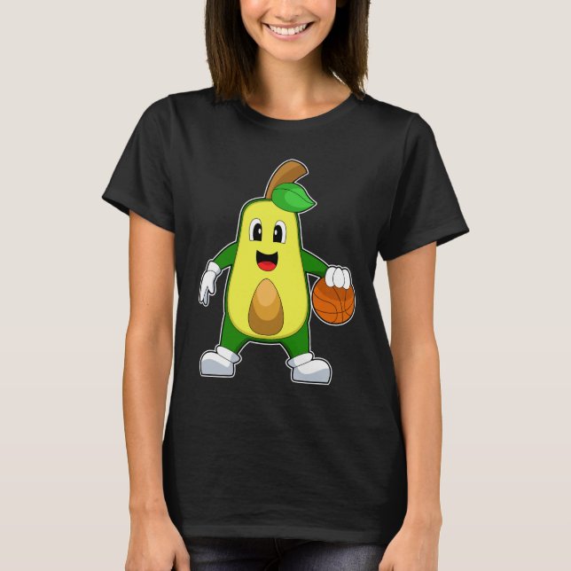 Camiseta Baloncesto de aguacate (Anverso)