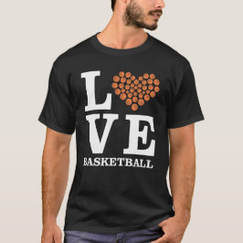 Camiseta Baloncesto de amor - Corazón por bolas