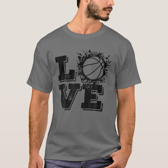 Camiseta Baloncesto de amor - Hoops (Anverso)