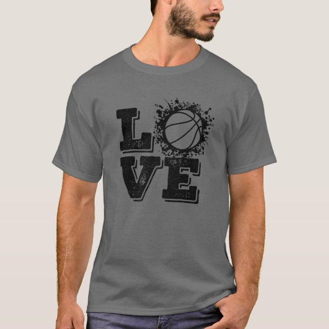 Camiseta Baloncesto de amor - Hoops (Anverso)