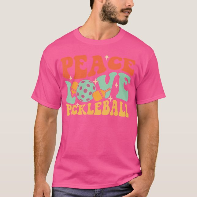 Camiseta Baloncesto de amor por la paz - Baloncesto de pelo (Anverso)