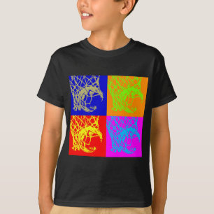 Camiseta Baloncesto de arte pop