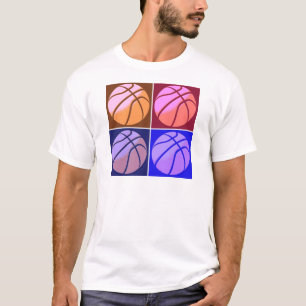 Camiseta Baloncesto de arte pop