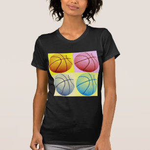 Camiseta Baloncesto de arte pop