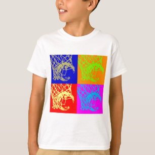 Camiseta Baloncesto de arte pop