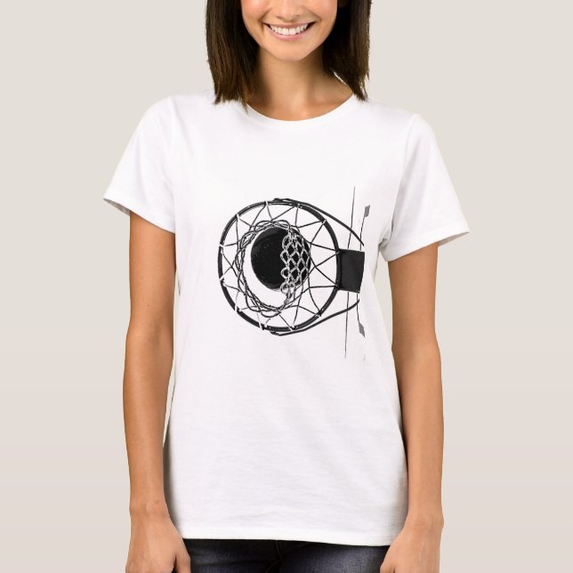 Camiseta Baloncesto de arte pop (Anverso)