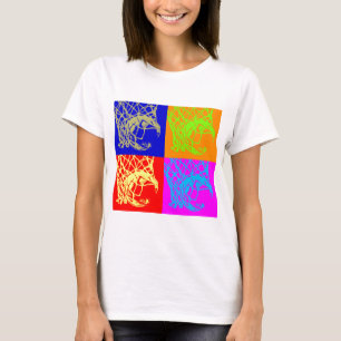 Camiseta Baloncesto de arte pop