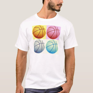 Camiseta Baloncesto de arte pop