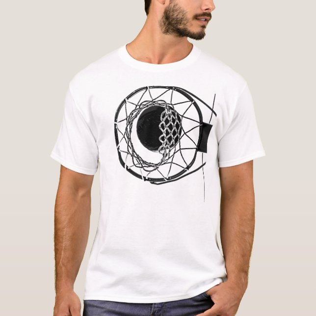 Camiseta Baloncesto de arte pop (Anverso)
