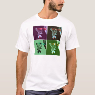 Camiseta Baloncesto de arte pop