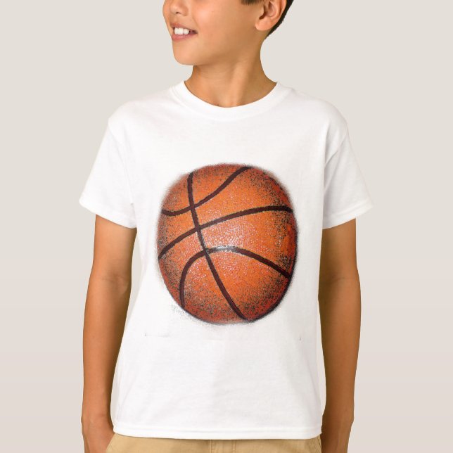 Camiseta Baloncesto de arte pop (Anverso)