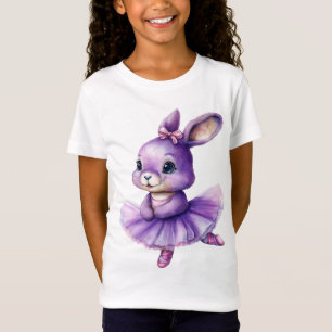 Camiseta Baloncesto de baile de conejo lindo