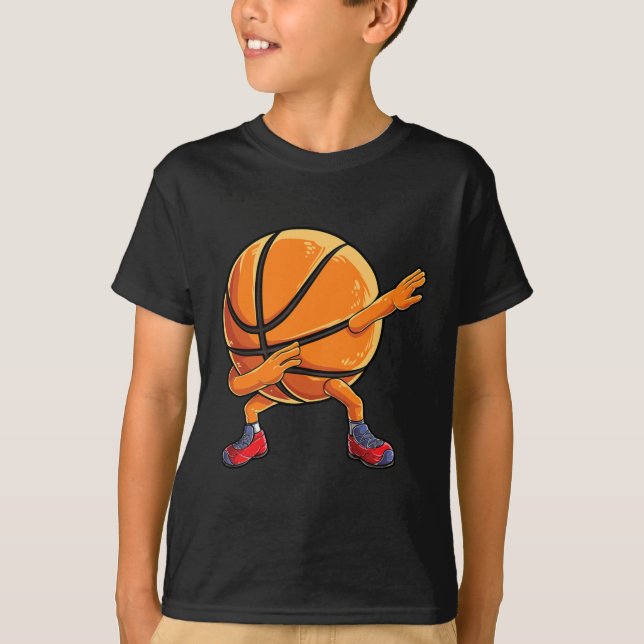 Camiseta Baloncesto de baloncesto de Dabbing de T Niños Dab (Anverso)