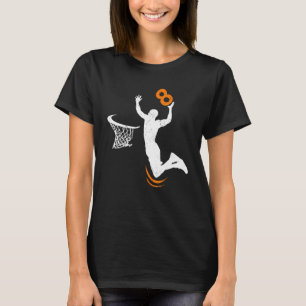 Camiseta Baloncesto de Basketball de 8 años, zorro, octava 