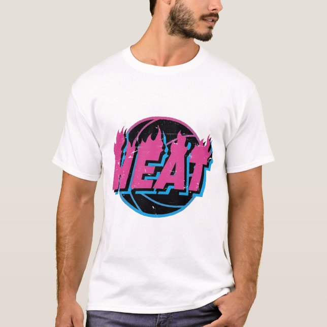Camiseta Baloncesto de calor (Anverso)