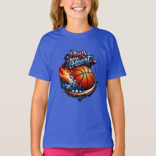 Camiseta Baloncesto de Chicas Motivacionales Juega Con Cora
