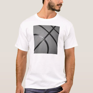 Camiseta Baloncesto de Cierre Blanco y Negro
