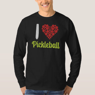 Camiseta Baloncesto de corazón de I Heart Pickleball