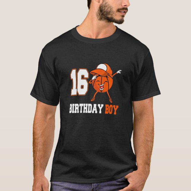 Camiseta Baloncesto de Dabbing de 16 años Niño de 16 años (Anverso)