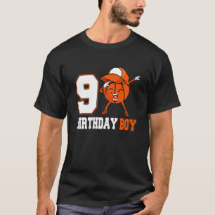 Camiseta Baloncesto de Dabbing de 9 años Noveno cumpleaños