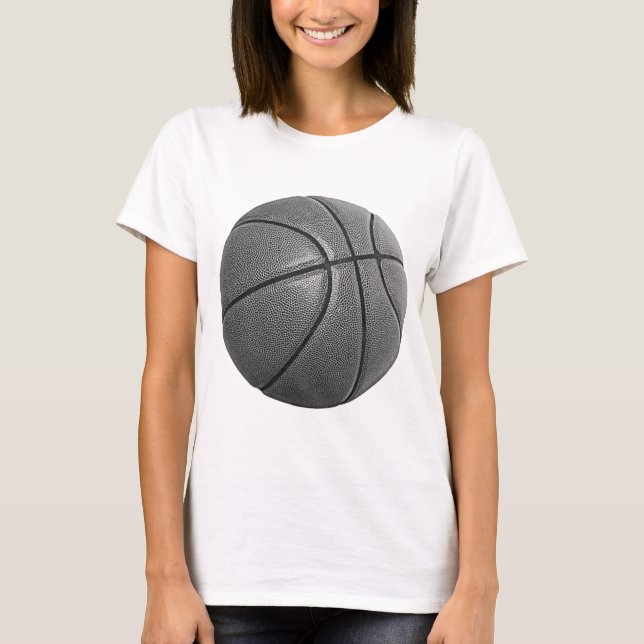 Camiseta Baloncesto de escala de grises (Anverso)