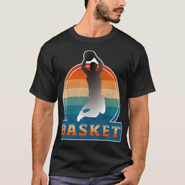 Camiseta Baloncesto de estilo vintage (Anverso)