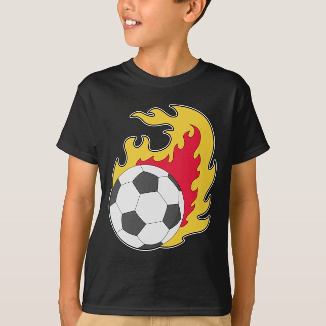 Camiseta Baloncesto de fuego Soccer (Anverso)