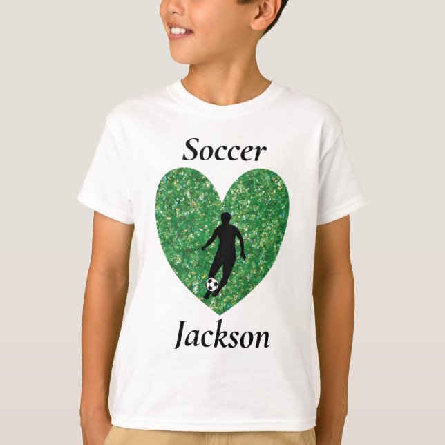 Camiseta Baloncesto de fútbol de Soccer Boy Personalizado (Anverso)