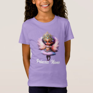 Camiseta Baloncesto de hadas de la princesa alitas de flaut