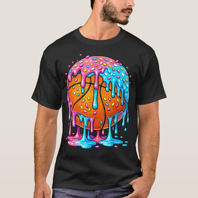 Camiseta Baloncesto de Helado Goteante (Anverso)