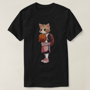 Camiseta baloncesto de juegos de gatos