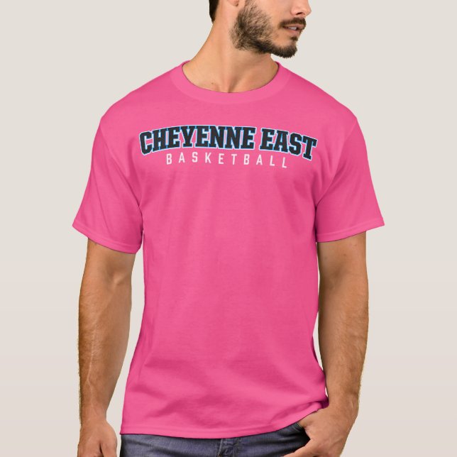 Camiseta Baloncesto de la Escuela Secundaria Cheyenne East (Anverso)