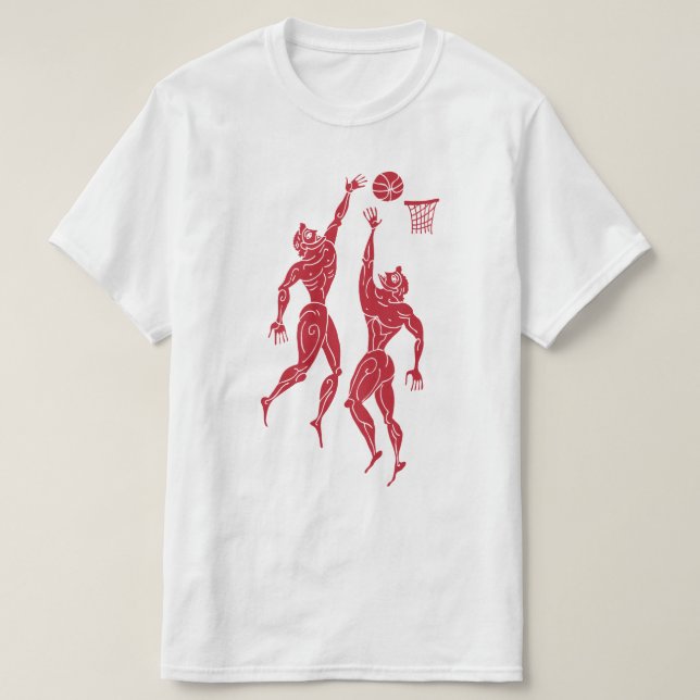 Camiseta Baloncesto de los antiguos olímpicos modernos (Diseño del anverso)