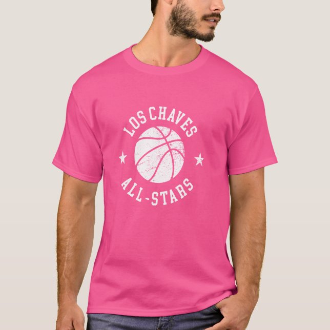 Camiseta Baloncesto de Los Chaves de los años 80 (Anverso)