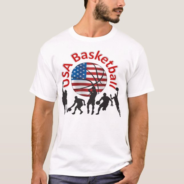Camiseta Baloncesto de los E.E.U.U. (Anverso)