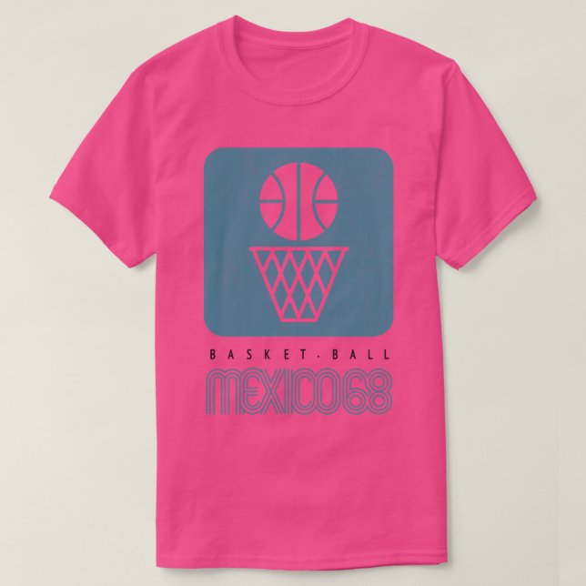 Camiseta Baloncesto de México 1968 (Diseño del anverso)