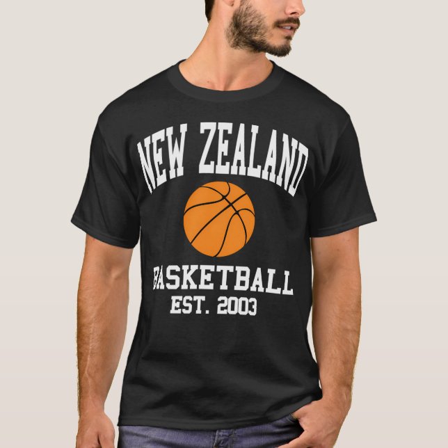 Camiseta Baloncesto de Nueva Zelanda (Anverso)