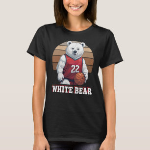 CAMISETA BALONCESTO DE OSO BLANCO