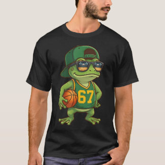 Camiseta Baloncesto de Rana 67 Moda Deportes Hombres Gen Al