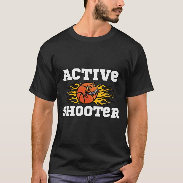Camiseta baloncesto de tiro activo (Anverso)