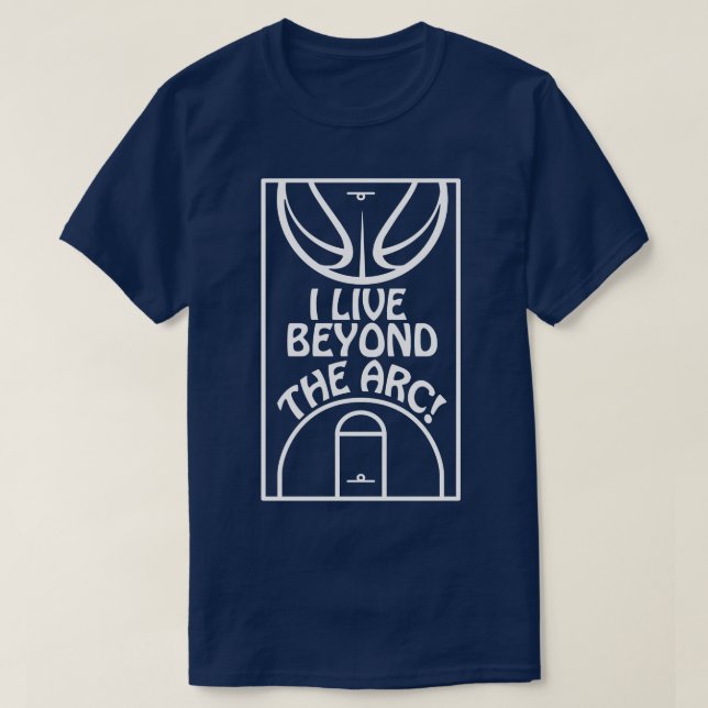 Camiseta Baloncesto de tiro de 3 puntos más allá del arco d (Diseño del anverso)