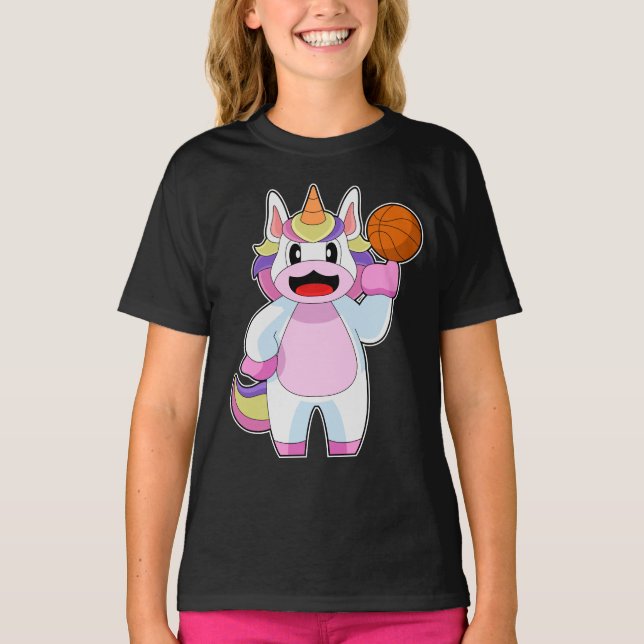 Camiseta Baloncesto de Unicornio (Anverso)