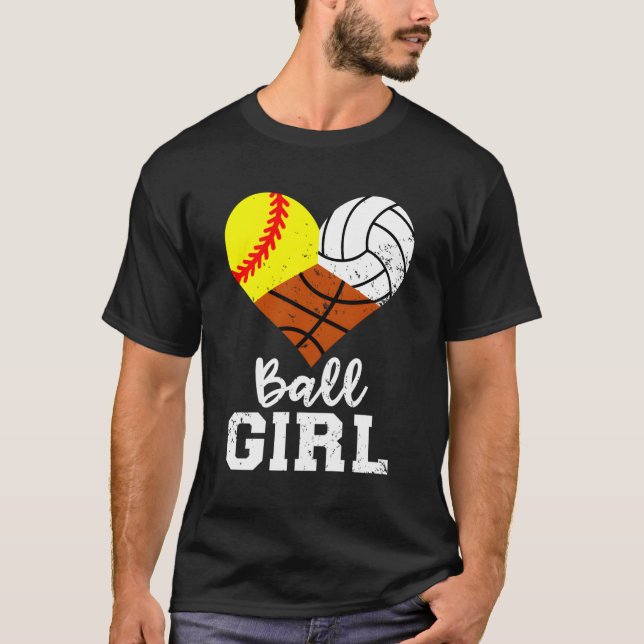 Camiseta Baloncesto de voleibol de baloncesto (Anverso)