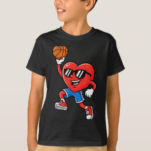 Camiseta Baloncesto del Día de San Valentín para Chicos Ado