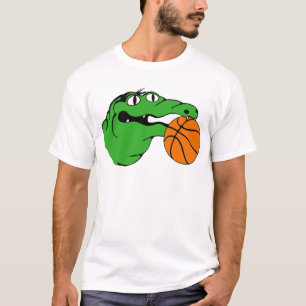 Camiseta BALONCESTO del engranaje del cocodrilo ningunas