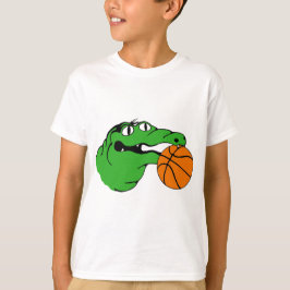Camiseta BALONCESTO del engranaje del cocodrilo ningunas