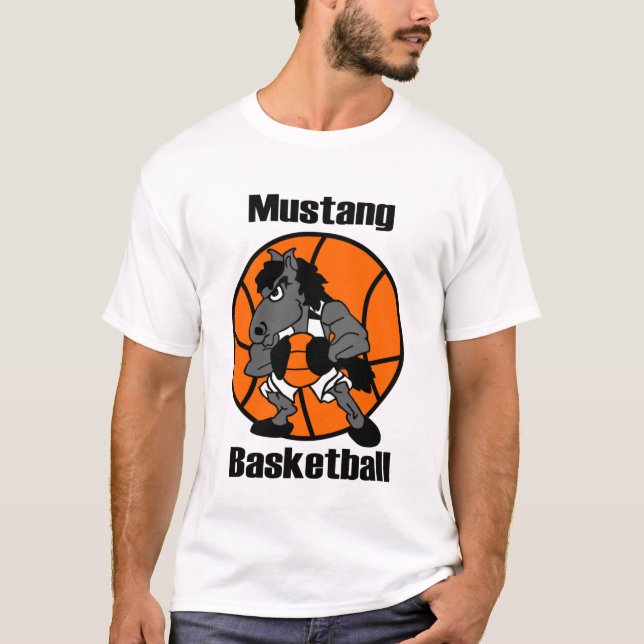 Camiseta Baloncesto del mustango de Middleburg (Anverso)