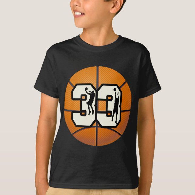 Camiseta Baloncesto del número 33 (Anverso)